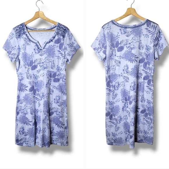 L.L. Bean Dresses & Skirts - LL Bean Casual Shirt Dress 100% Cotton Size M